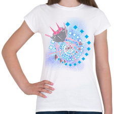 PRINTFASHION JINX - Női póló - Fehér női póló