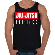 PRINTFASHION JIU-JITSU HERO - Férfi atléta - Fekete