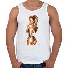 PRINTFASHION Jlo - Férfi atléta - Fehér