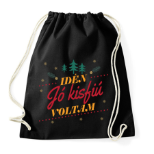 PRINTFASHION Jó kisfiú - Sportzsák, Tornazsák - Fekete tornazsák
