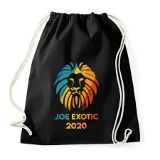 PRINTFASHION Joe Exotic 2020 - Sportzsák, Tornazsák - Fekete tornazsák