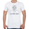 PRINTFASHION Johhny Depp - Vonalas - Férfi póló - Fehér
