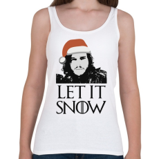 PRINTFASHION John Snow - Let it snow - Női atléta - Fehér