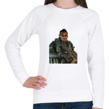 PRINTFASHION John "Soap" Mactavish  - Női pulóver - Fehér női pulóver, kardigán