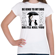 PRINTFASHION John Wick dog - Női póló - Fehér
