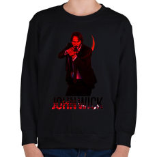 PRINTFASHION JOHN WICK - Gyerek pulóver - Fekete