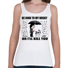 PRINTFASHION John Wick Husky  - Női atléta - Fehér női trikó