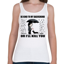 PRINTFASHION John Wick tacskó  - Női atléta - Fehér női trikó