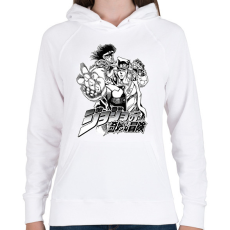PRINTFASHION JoJo’s Bizarre Adventure - Női kapucnis pulóver - Fehér
