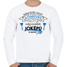 PRINTFASHION Jóképű kőműves - Férfi pulóver - Fehér férfi pulóver, kardigán