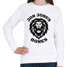 PRINTFASHION Jon Jones Bones - Női pulóver - Fehér