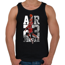 PRINTFASHION JORDAN - Férfi atléta - Fekete atléta, trikó