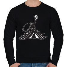 PRINTFASHION jordan reaper - Férfi pulóver - Fekete férfi pulóver, kardigán