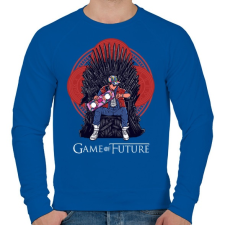 PRINTFASHION Jövő játéka - Férfi pulóver - Királykék férfi pulóver, kardigán