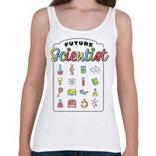 PRINTFASHION Jövőbeli tudós - Női atléta - Fehér női trikó