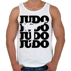 PRINTFASHION Judo - Férfi atléta - Fehér