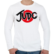 PRINTFASHION JUDO - Férfi hosszú ujjú póló - Fehér férfi póló