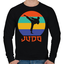 PRINTFASHION Judo - Harcművészet - Férfi pulóver - Fekete férfi pulóver, kardigán