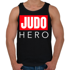 PRINTFASHION JUDO HERO - Férfi atléta - Fekete atléta, trikó