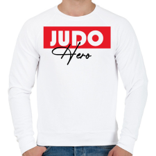 PRINTFASHION Judo hero - Férfi pulóver - Fehér férfi pulóver, kardigán