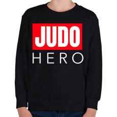PRINTFASHION JUDO HERO - Gyerek pulóver - Fekete