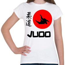 PRINTFASHION Judo Japán - Női póló - Fehér női póló