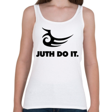 PRINTFASHION Juht do it - Női atléta - Fehér női trikó