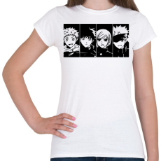 PRINTFASHION Jujutsu Kaisen - Női póló - Fehér