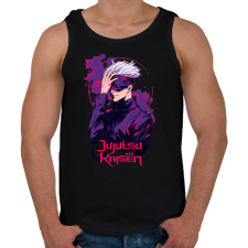 PRINTFASHION Jujutsu Kaisen Satoru Gojo - Férfi atléta - Fekete atléta, trikó