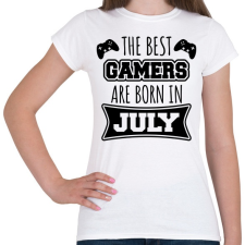 PRINTFASHION Júliusi gamer - Női póló - Fehér női póló