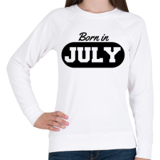 PRINTFASHION Júliusi szülinap - Női pulóver - Fehér női pulóver, kardigán