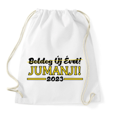 PRINTFASHION Jumanji - 2023 - Sportzsák, Tornazsák - Fehér tornazsák