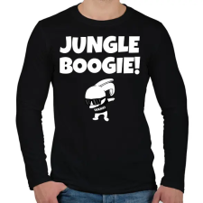PRINTFASHION JUNGLE BOOGIE - Férfi hosszú ujjú póló - Fekete férfi póló