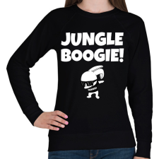 PRINTFASHION JUNGLE BOOGIE - Női pulóver - Fekete női pulóver, kardigán