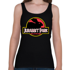 PRINTFASHION Jurabbit Park - Női atléta - Fekete női trikó