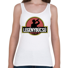 PRINTFASHION Jurassic Park legénybúcsú - Női atléta - Fehér