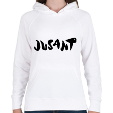 PRINTFASHION Jusant - black - Női kapucnis pulóver - Fehér női pulóver, kardigán