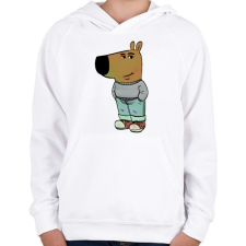 PRINTFASHION Just a chill guy  - Gyerek kapucnis pulóver - Fehér gyerek pulóver, kardigán