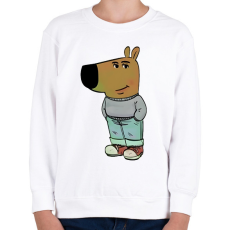PRINTFASHION Just a chill guy  - Gyerek pulóver - Fehér