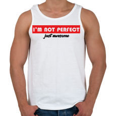 PRINTFASHION Just awesome - Férfi atléta - Fehér