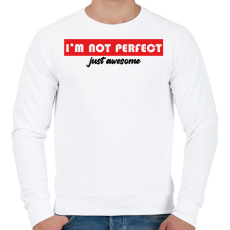 PRINTFASHION Just awesome - Férfi pulóver - Fehér