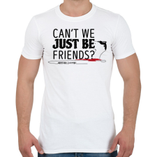 PRINTFASHION Just be friends - Jeffrey Dahmer - Férfi póló - Fehér férfi póló