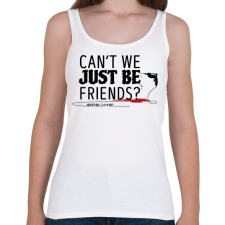 PRINTFASHION Just be friends - Jeffrey Dahmer - Női atléta - Fehér női trikó