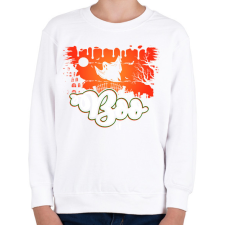 PRINTFASHION Just boo it - Gyerek pulóver - Fehér gyerek pulóver, kardigán