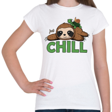 PRINTFASHION Just chill - Női póló - Fehér női póló