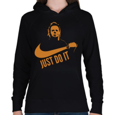 PRINTFASHION Just do it halloween 2 - Női kapucnis pulóver - Fekete női pulóver, kardigán