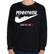 PRINTFASHION Just FLOAT it! - Gyerek pulóver - Fekete gyerek pulóver, kardigán