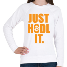 PRINTFASHION Just Hold It  - Női pulóver - Fehér