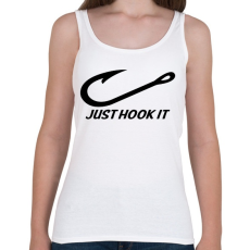 PRINTFASHION Just hook it 2 - Női atléta - Fehér