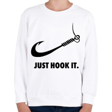 PRINTFASHION Just hook it - Gyerek pulóver - Fehér